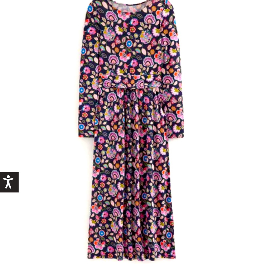 Amelie Long Sleeve Midi Dress
Multi, Cascade Bloom